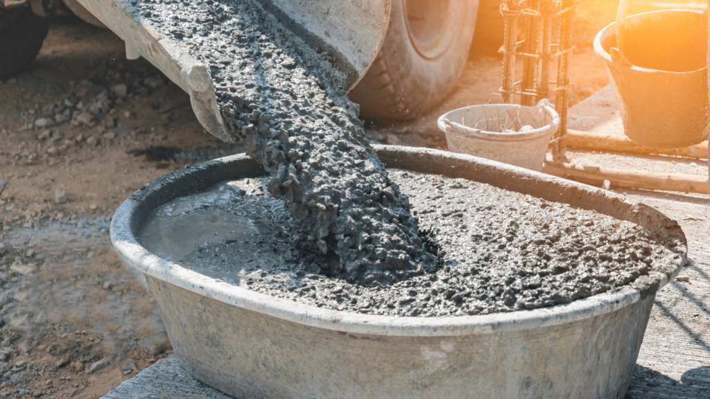 concrete pouring