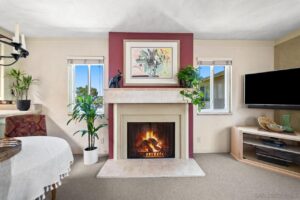 Rental Living Room Remodel Coronado Before & After (Before)